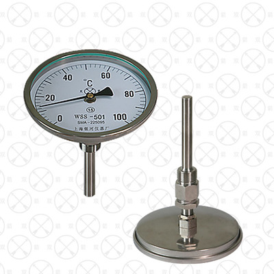 轴向型表面150双金属温度计WSS-501